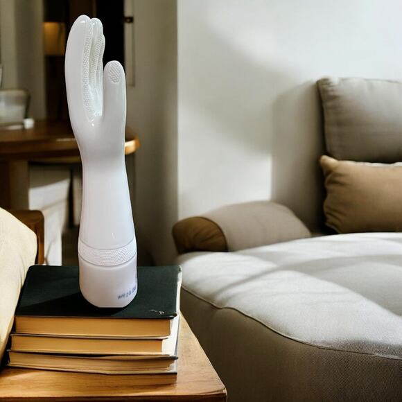 Vtg. Porcelain Latex Glove Mold General Porcelain 1982 Urban Industrial Decor - Picture 6 of 16